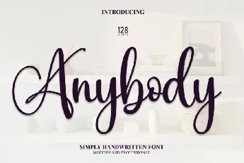 Anybody font