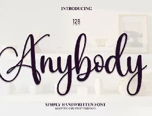 Anybody font