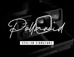 Pollaroid font