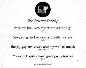 Brixton Family font