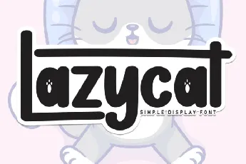 Lazycat Display font