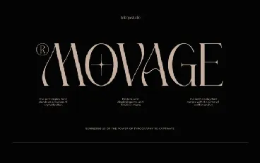 Movage font