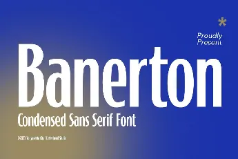 Banerton font