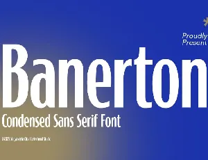 Banerton font