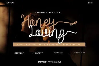 honey loving font