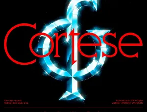 Cortese Family font