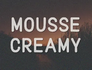 Mousse Creamy font