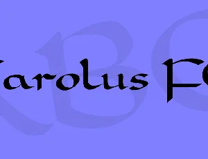 Carolus FG font