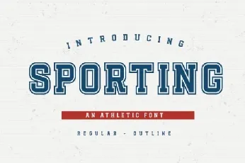 Sporting font