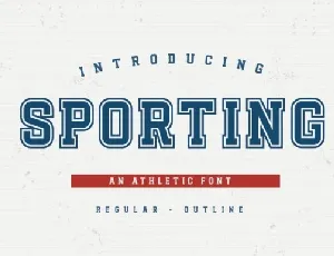 Sporting font