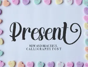 Present font