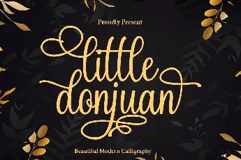 Little Donjuan font