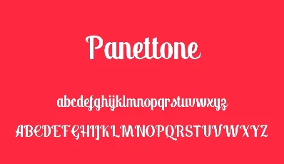 Panettone font