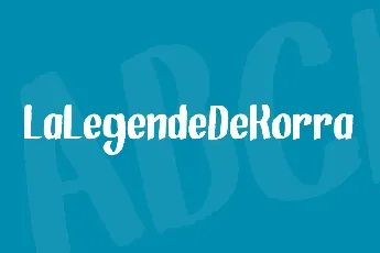 LaLegendeDeKorra font