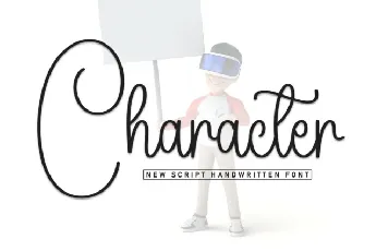 Character Script font