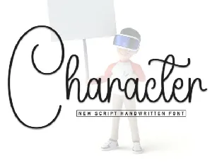 Character Script font