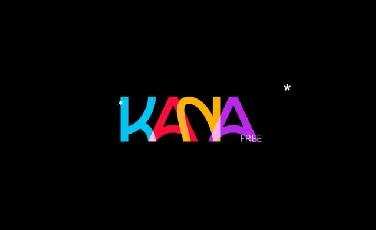 Kana font