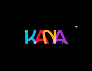 Kana font