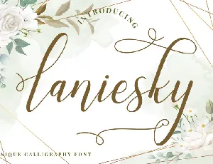 Laniesky font