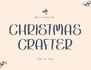 Christmas Crafter font