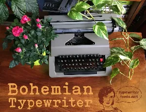 Bohemian Typewriter font
