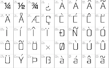 Discognate font