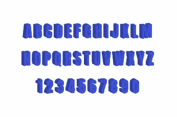 Discrdive 3D font