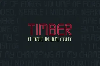 Timber font