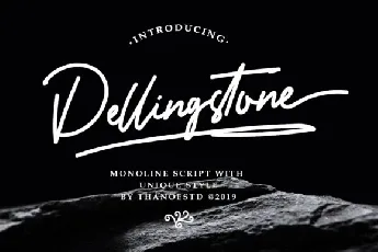 Dellingstone Signature font