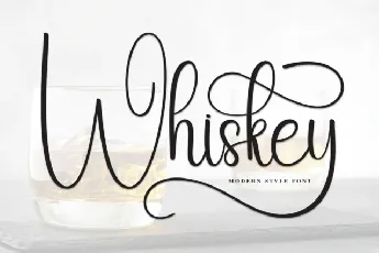 Whiskey Calligraphy font