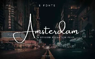 Amsterdam Signature Free Download font