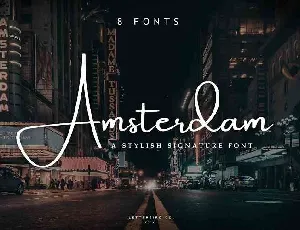 Amsterdam Signature Free Download font