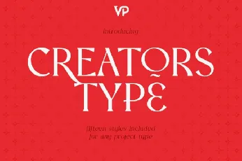 Creators Type font