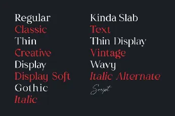 Creators Type font