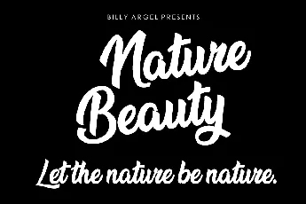 Nature Beauty font