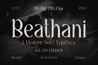 Beathani font