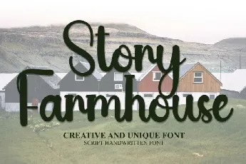 Story Farmhouse Script font