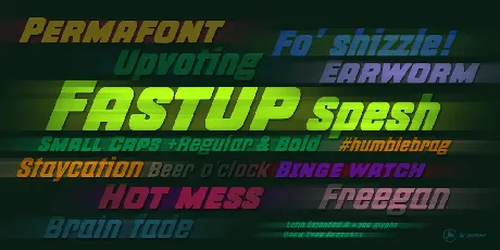 Fastup font