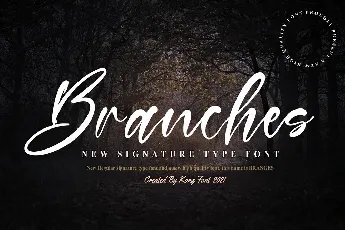 Branches font