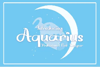 Aquarius font