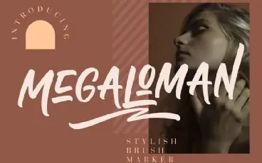 Megaloman Brush font