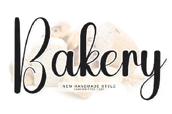 Bakery Handwritten font