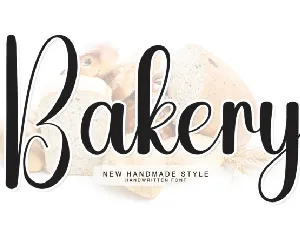 Bakery Handwritten font