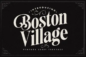 Boston Village font