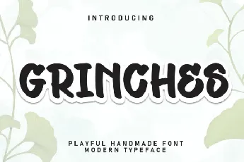 Grinches Display font