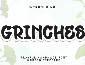 Grinches Display font