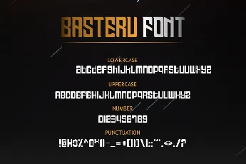 BASTERU font