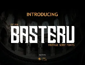 BASTERU font