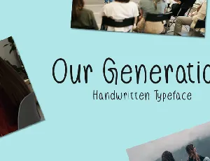 Our Generation font