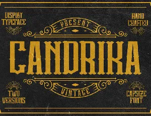 Candrika font